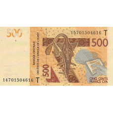 P819Tc Togo - 500 Francs Year 2014